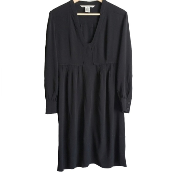 Diane Von Furstenburg Black Veda Dress - Picture 5 of 11